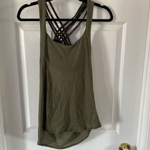 Lululemon Green/Camo Tank